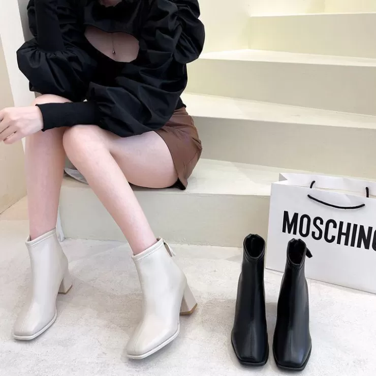 Winter Wear | Flats And Shoes^Alamode By Akanksha Ophelia Leather Boots