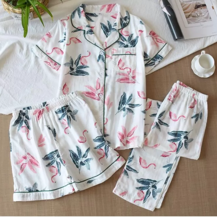 Summer Night Suits^Alamode By Akanksha Pegmove 3 Pc Nightsets