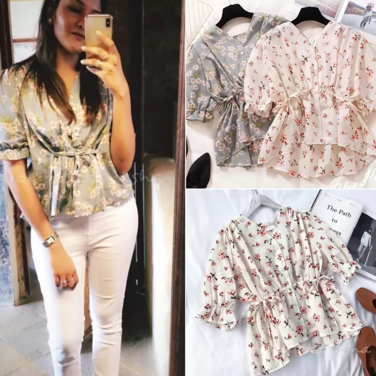 Blouses^Alamode By Akanksha Pegmove Floral Blouses