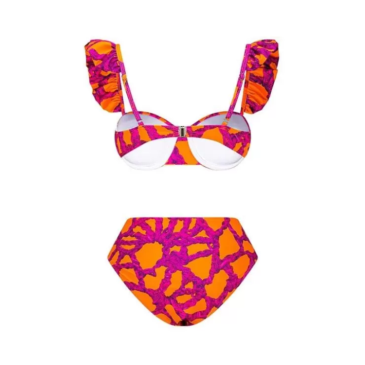 Bikinis^Alamode By Akanksha Pink Splash Summer Bikini