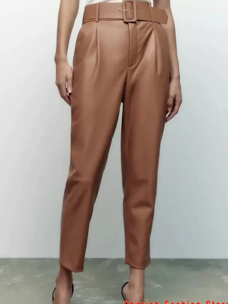 Winter Wear | Leather Pants^Alamode By Akanksha Raey Leather Pants