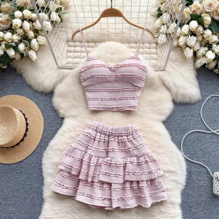 Co-Ords | Summer Co-Ords^Alamode By Akanksha Raina 2 Piece Summer Coord Set - Resortwear