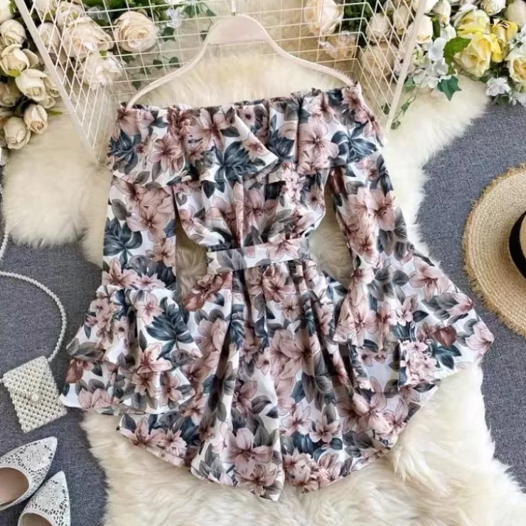 Jumpsuits^Alamode By Akanksha Rhapsody Floral Romper