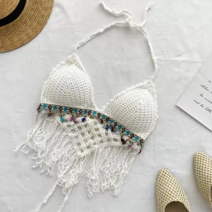 Bralettes | White Tops^Alamode By Akanksha Samantha Beach Crops