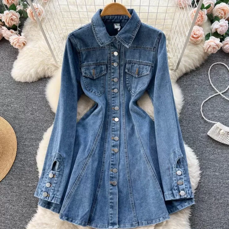 Winter Wear | Jackets And Coats^Alamode By Akanksha Saoirse Denim Dress