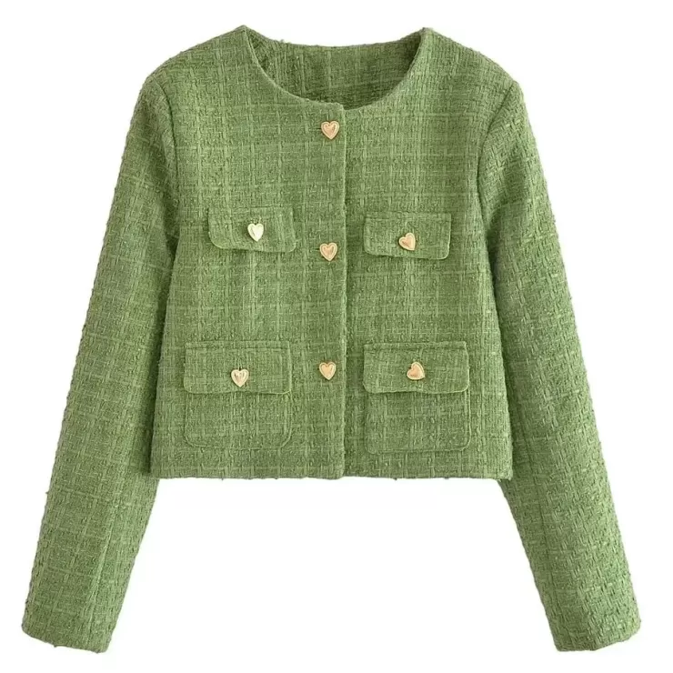 Winter Wear | Co-Ords^Alamode By Akanksha Sare Luxe Tweed 2 Pc Set - Set Of Jacket And Skirt