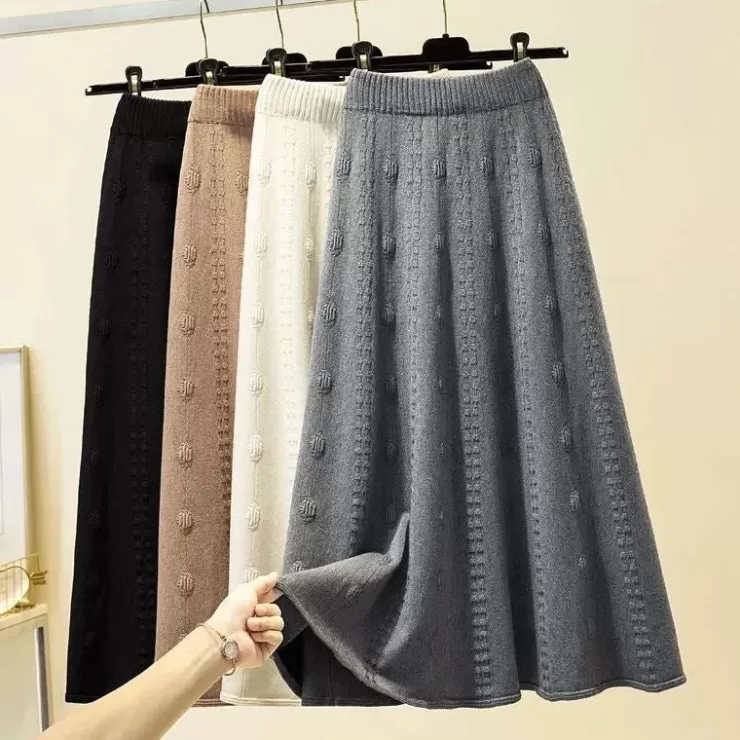 Winter Wear | Skirts^Alamode By Akanksha Semeah Statement Woolen Pleated Skirt