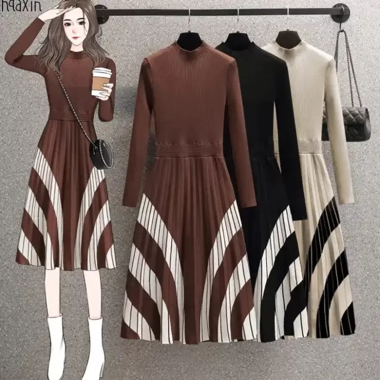 Winter Wear | Winter Dresses^Alamode By Akanksha Shantel A-Line Woolen Dress