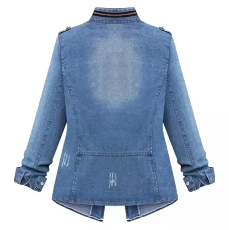 Winter Wear | Jackets And Coats^Alamode By Akanksha Sophia Luxe Denim Jacket