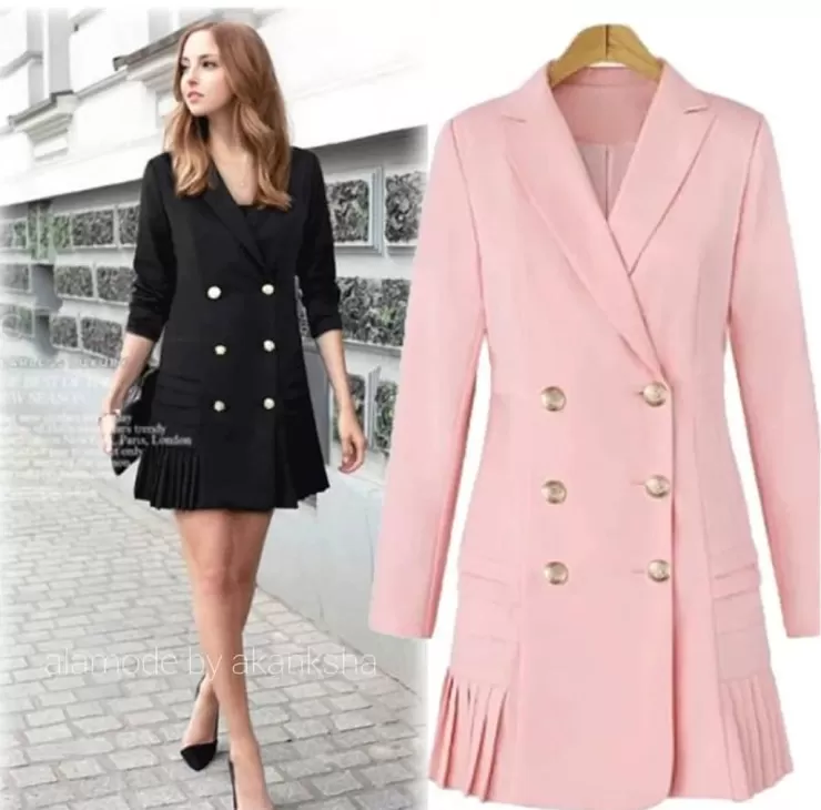 Blazers | Winter Dresses^Alamode By Akanksha Statement Blazer Dresses