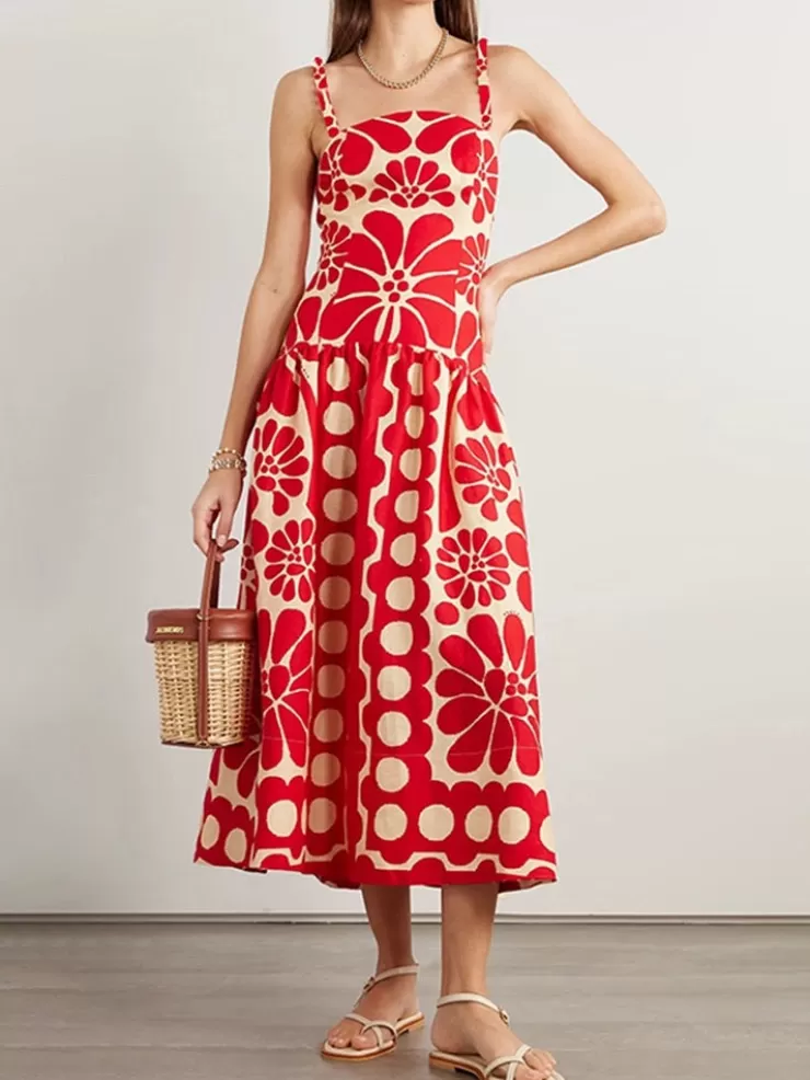 Floral Co-Ord Sets | Summer Dresses^Alamode By Akanksha Steve Vintage Summer Midi Dress