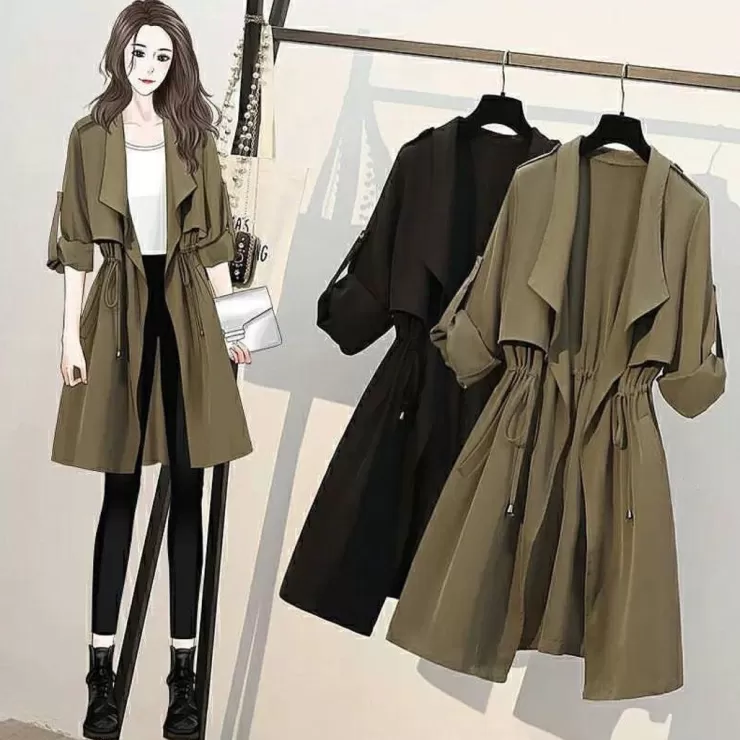 Winter Wear | Jackets And Coats^Alamode By Akanksha Stevia Trenchcoat