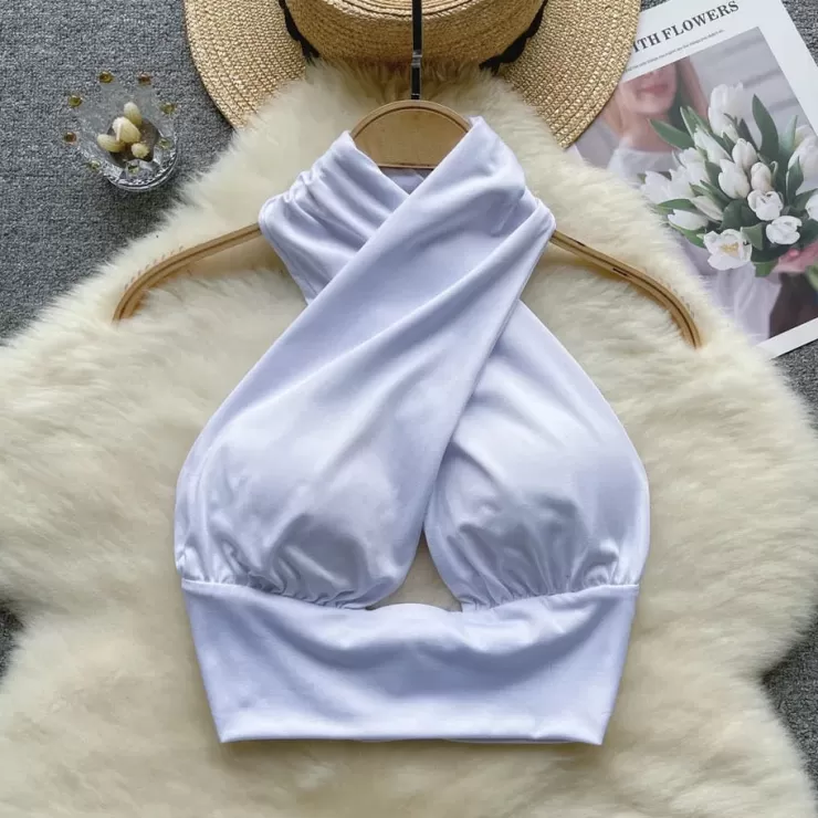 Summer Tops | White Tops^Alamode By Akanksha Suko Summer Tops With Inbuilt Bra