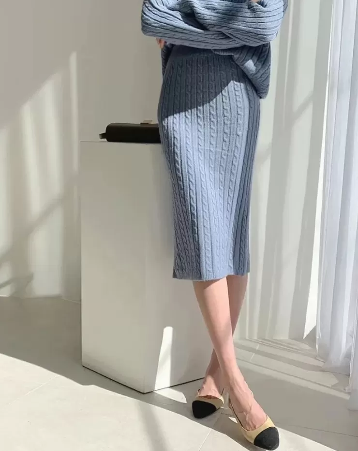 Winter Co-Ords | Skirt Co-Ord Sets For Women^Alamode By Akanksha Sussane Winter Coord Set - Set Of Sweater And Skirt