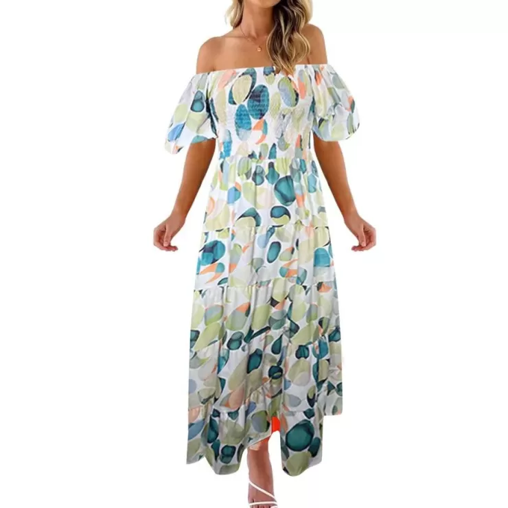 Summer Dresses | Midi Dresses^Alamode By Akanksha Turin Offshoulder Maxi Dress