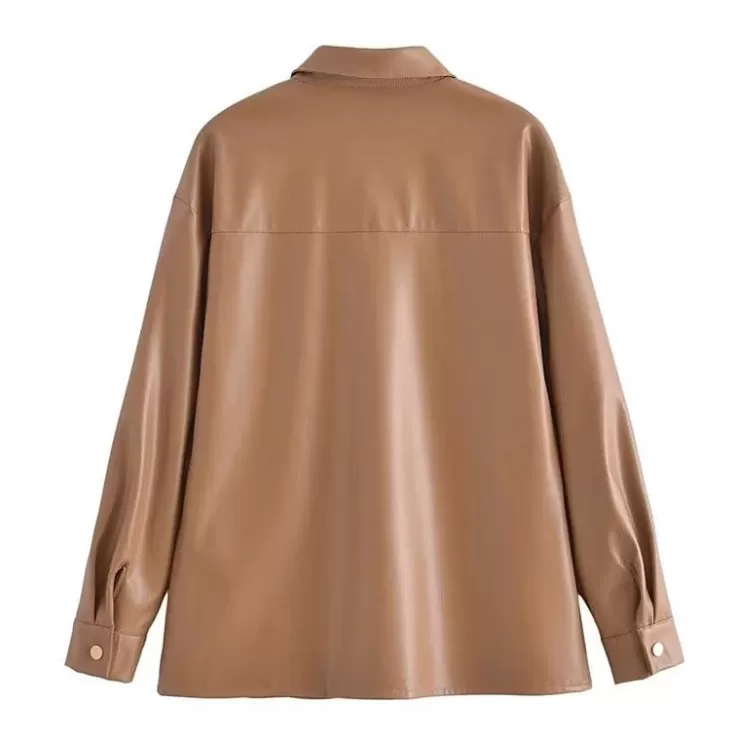 Winter Wear | Jackets And Coats^Alamode By Akanksha Vintage PU Leather Jacket