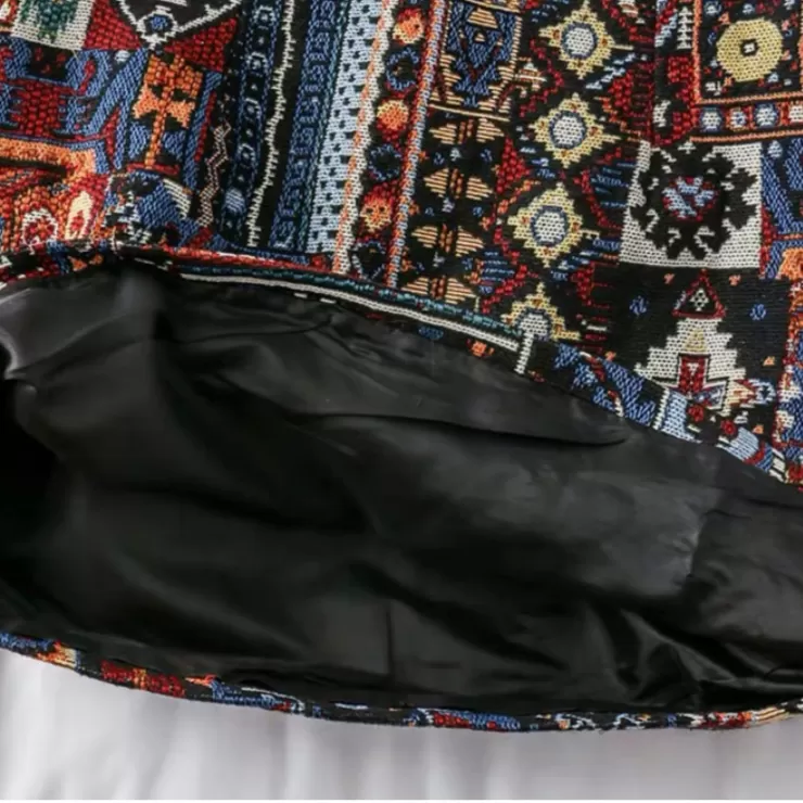 Skirts^Alamode By Akanksha Vintage Tesla Embroidered Skirt