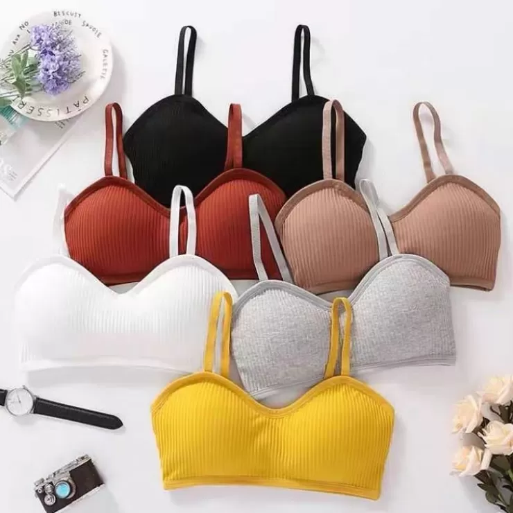 Bralettes^Alamode By Akanksha Vinyl Bralettes (Removable Pads)