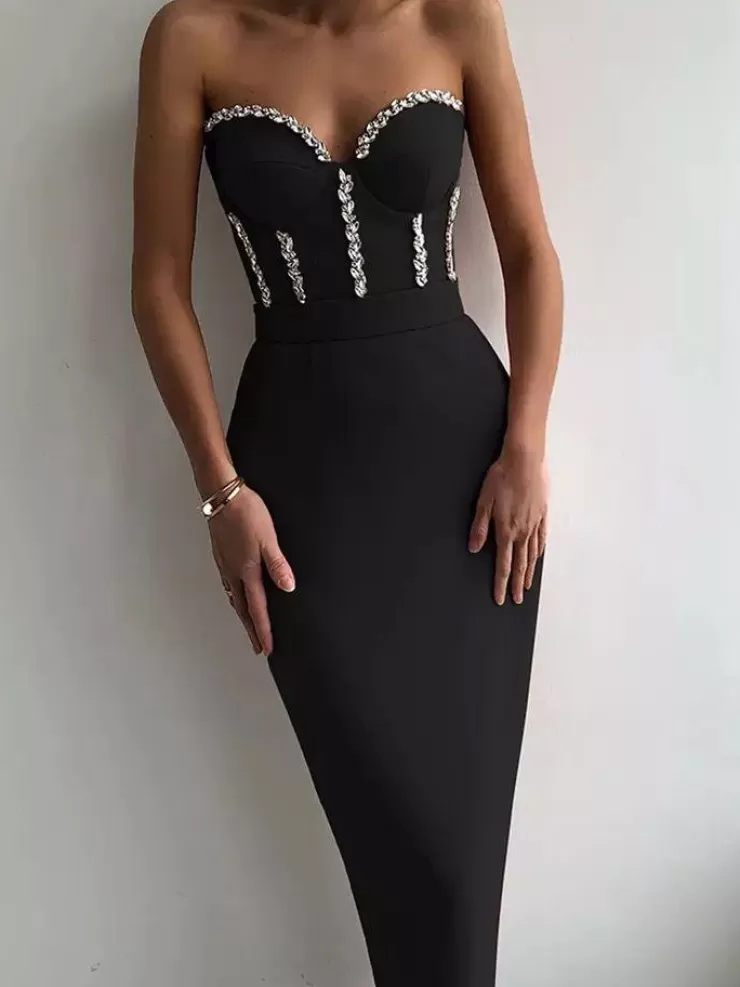 Statement Dresses | Black Dresses^Alamode By Akanksha Waverly Statement Dress