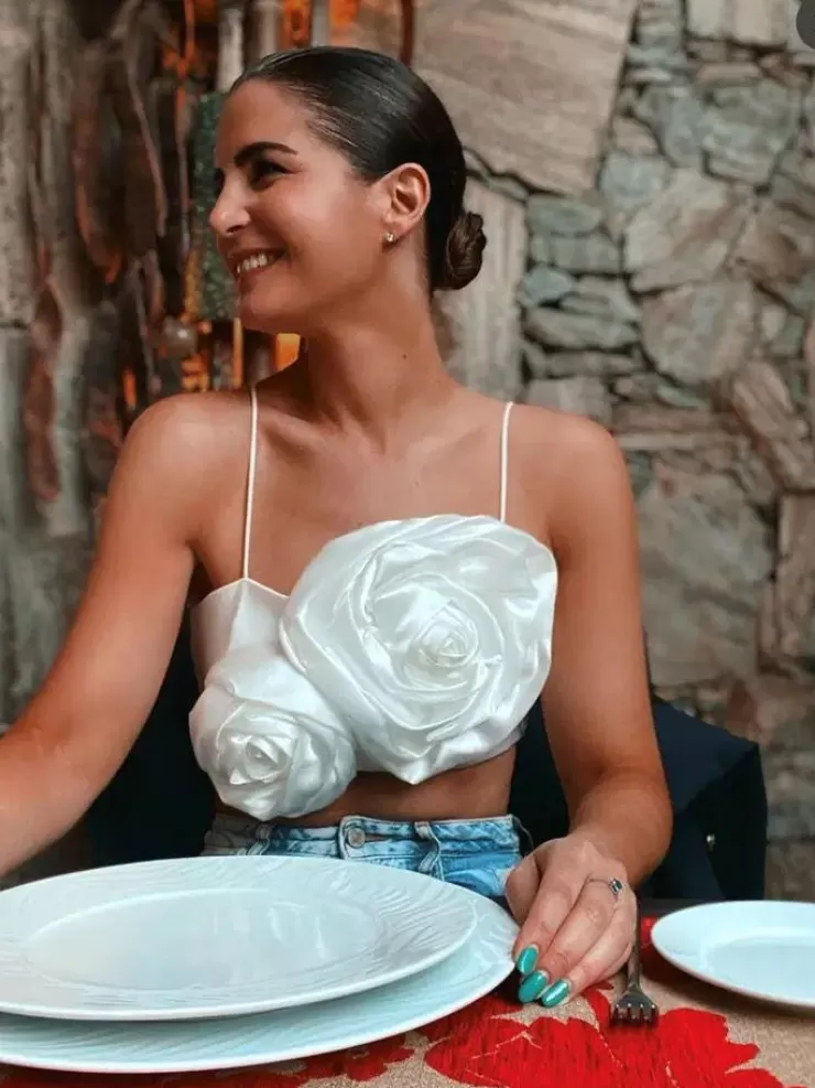 White Tops^Alamode By Akanksha Zaniyah Satin Blouse